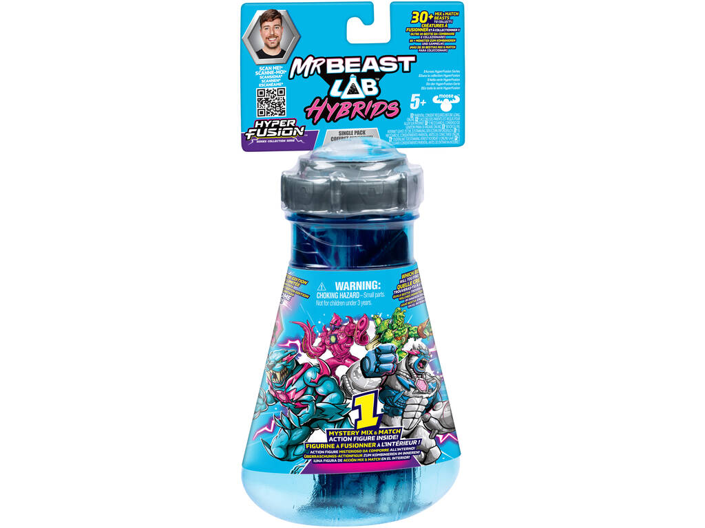 Mr Beast LAB Hybrids Pack 1 Figura de Ação Surpresa