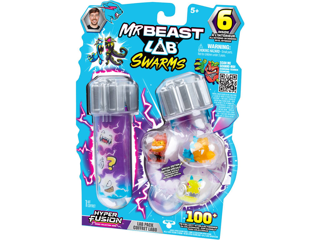 Mr Beast LAB Swarms Pack com 6 Microbestas