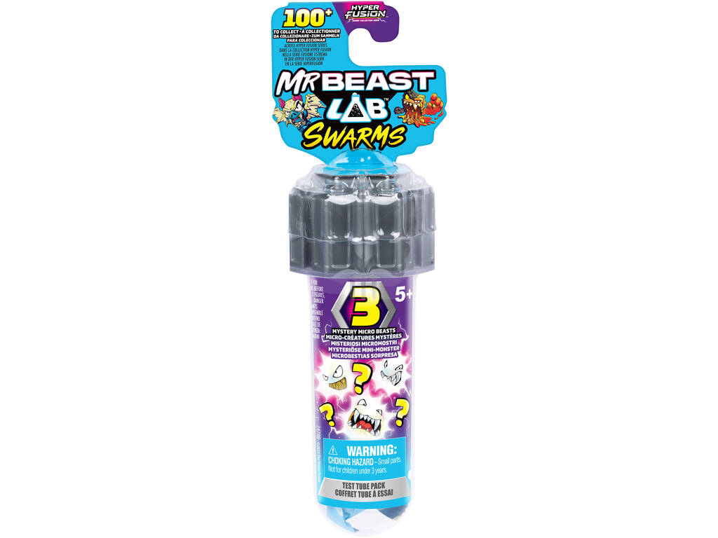 Mr Beast LAB Swarms Pack com 3 Microbestas Surpresa