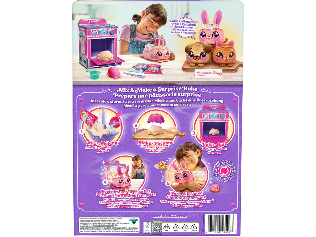 Cookeez Makery Forno Magico Rosa con Peluche Sorpresa