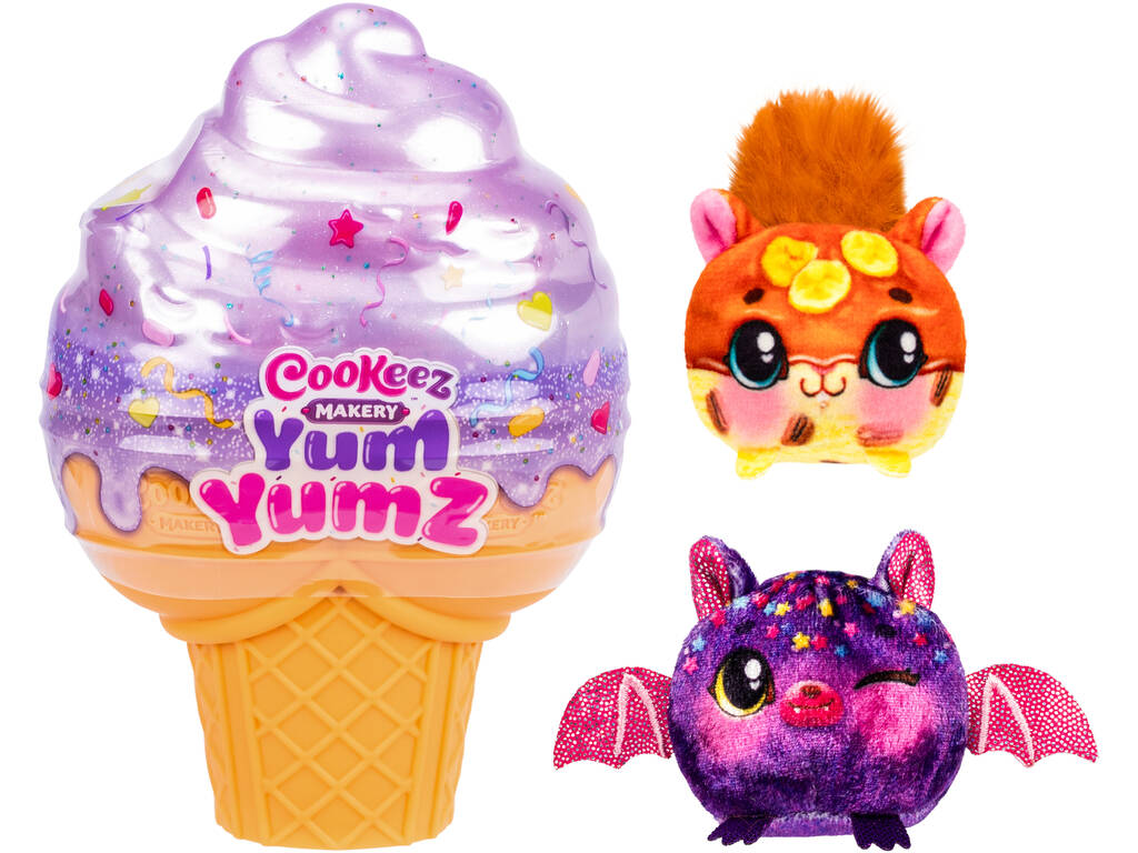 Cookeez Makery Yum Yumz Gelado Mágico com 2 Peluches Surpresa