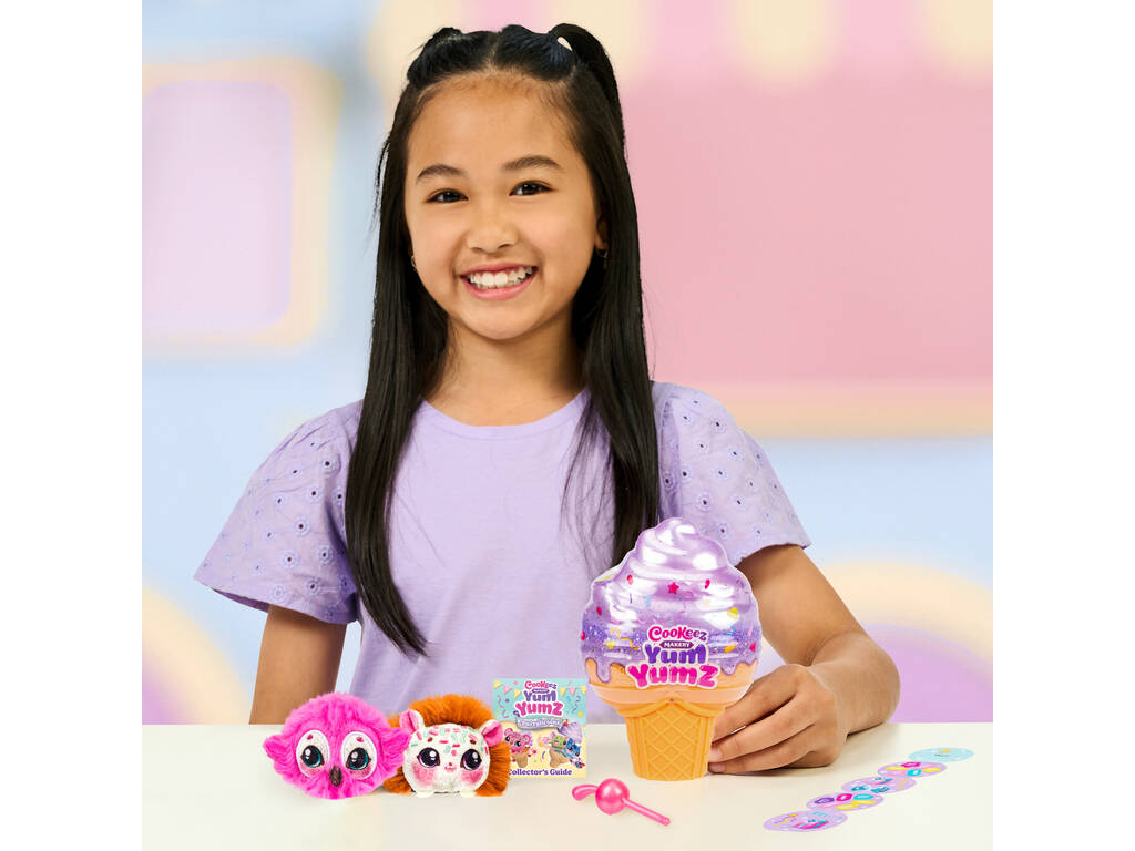 Cookeez Makery Yum Yumz Gelado Mágico com 2 Peluches Surpresa