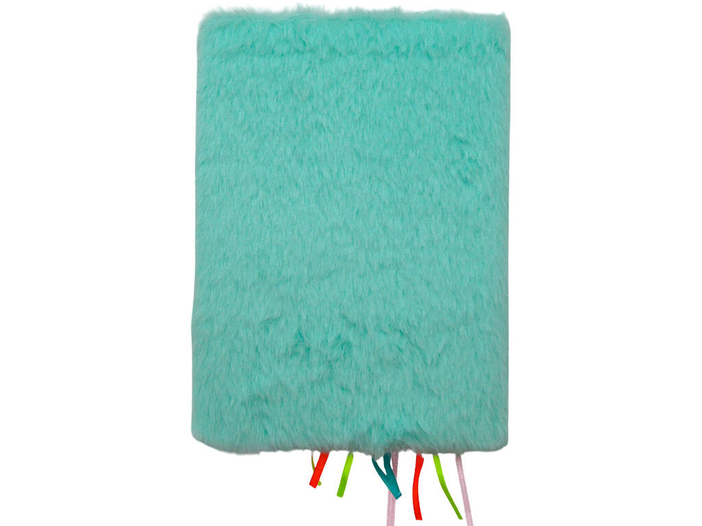 Taccuino peluche A5 Unicorno Blu con 80 pagine