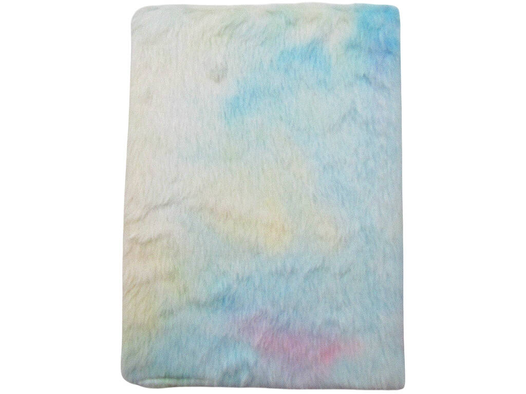Taccuino Peluche A5 Gattino Rosa e Blu con 80 pagine
