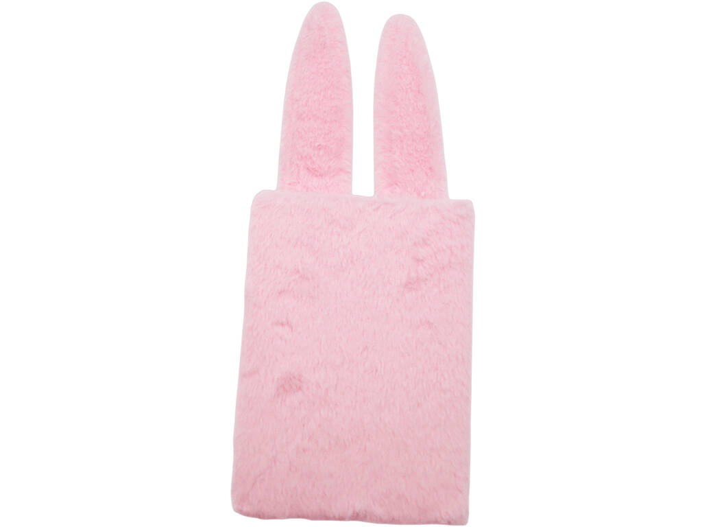 Taccuino Peluche A5 Coniglietto Rosa con 80 Pagine e Segnalibro