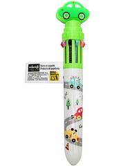 Penna a sfera 10 colori con auto girevole da 15 cm