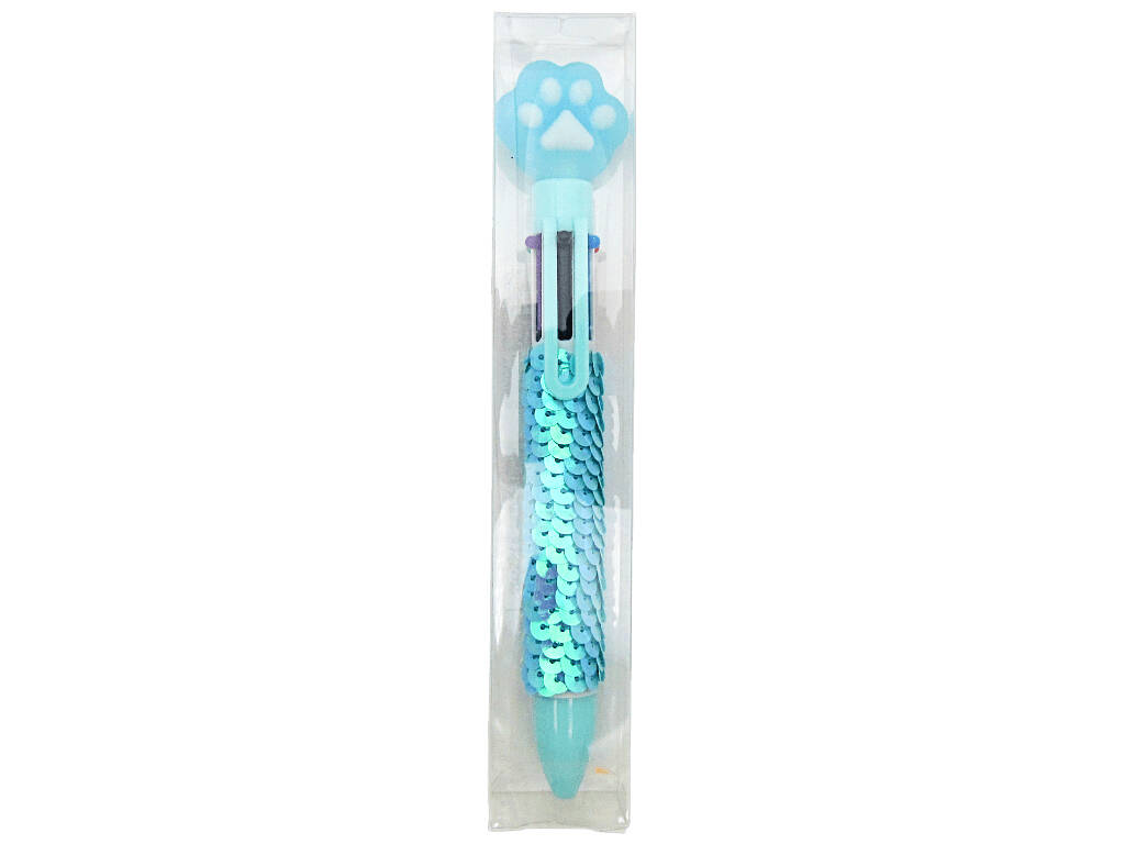 Penna a sfera 6 colori con impronta di 16,5 cm