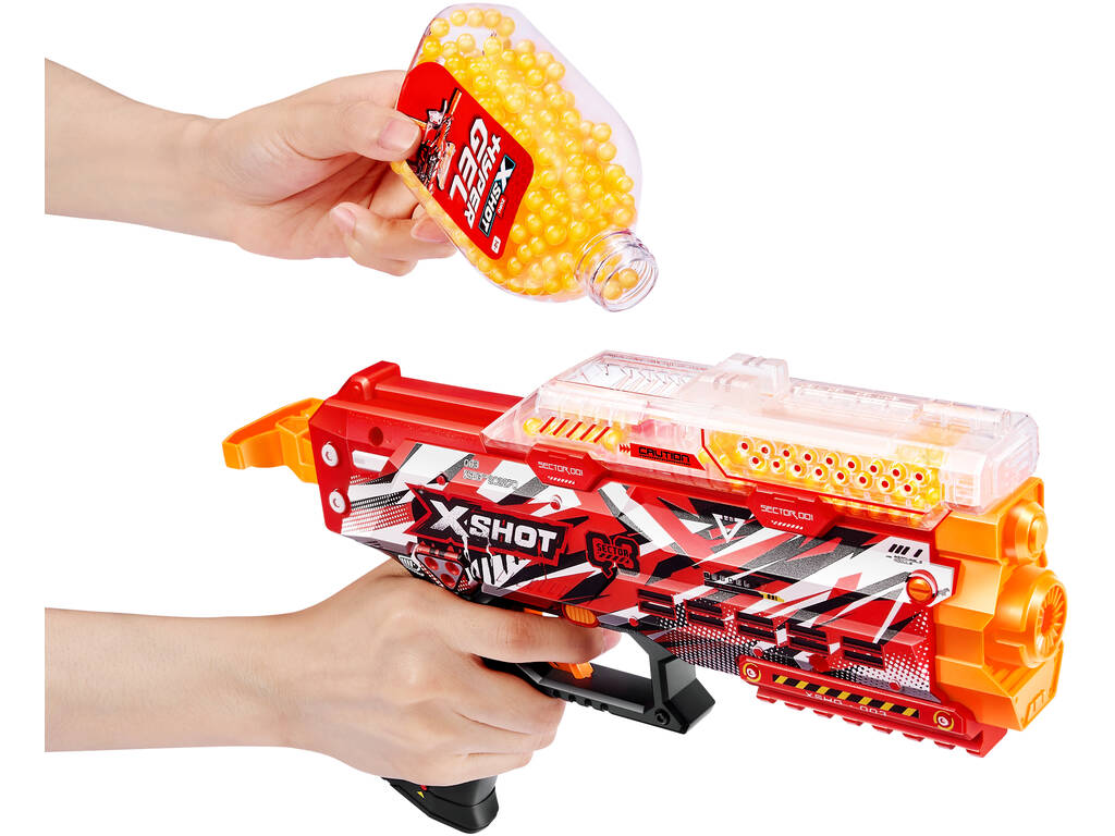 Zuru X-Shot Hyper Gel 2 Lanciatori Stinger con 2.000 munizioni gel