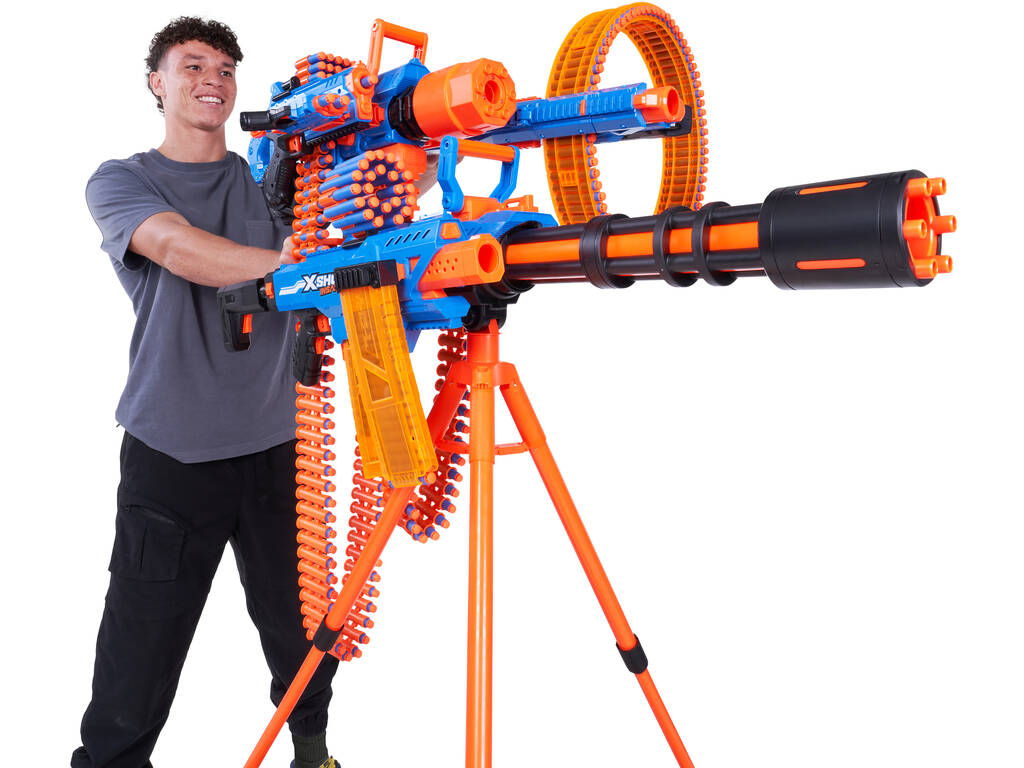 Zuru X-Shot Insanity Lanzador Motorized Rage Fire con 72 Dardos