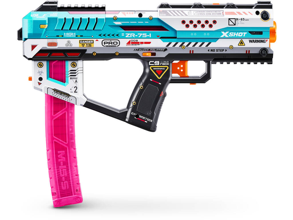 Zuru X-Shot Skins Lanciatore Performance Fury-X con 40 dardi