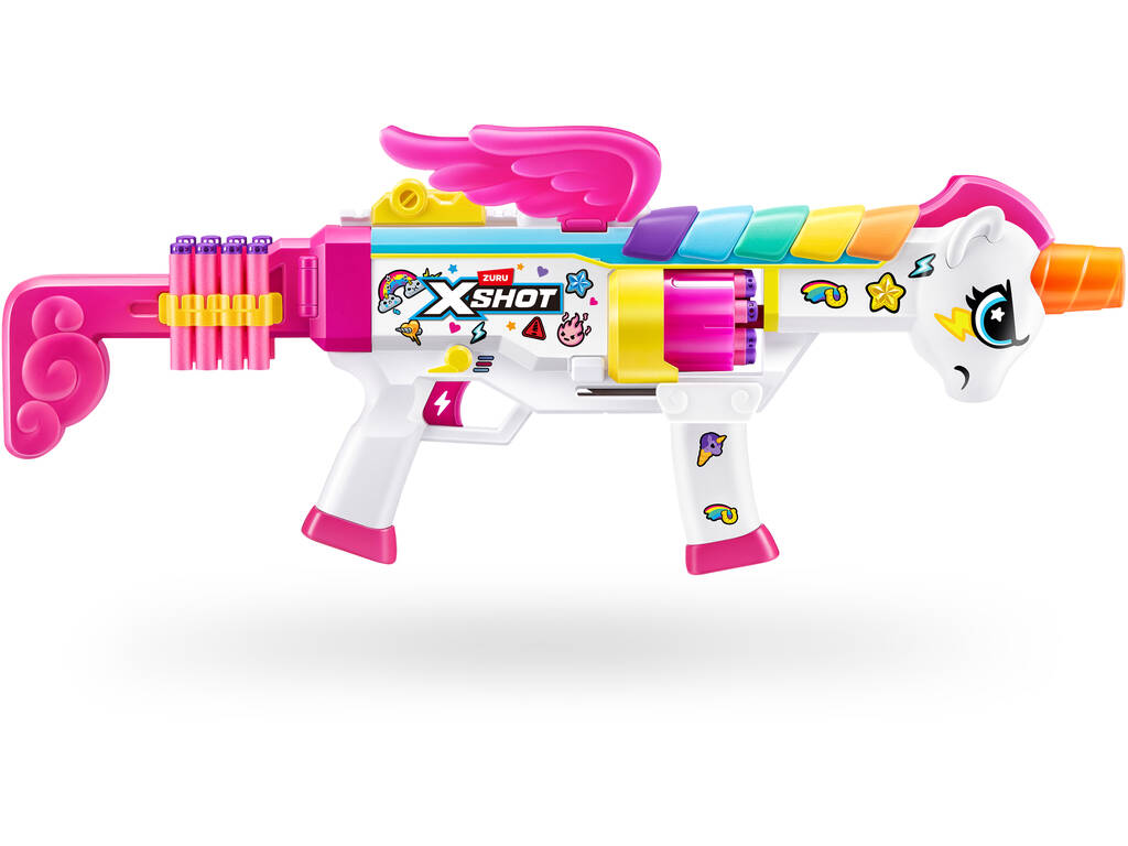 Zuru X-Shot Blastercorn Lanciatore Big Rizz con 24 dardi e luce