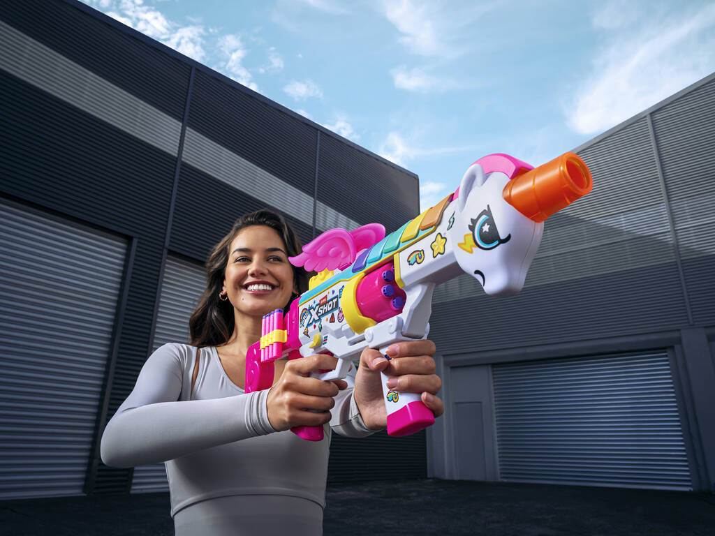 Zuru X-Shot Blastercorn Lanciatore Big Rizz con 24 dardi e luce
