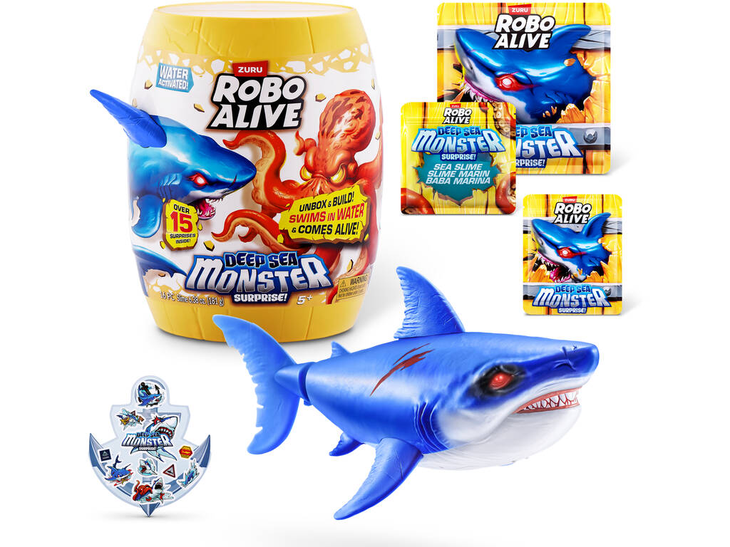 Robo Alive S1 Uovo a sorpresa Mostro degli abissi