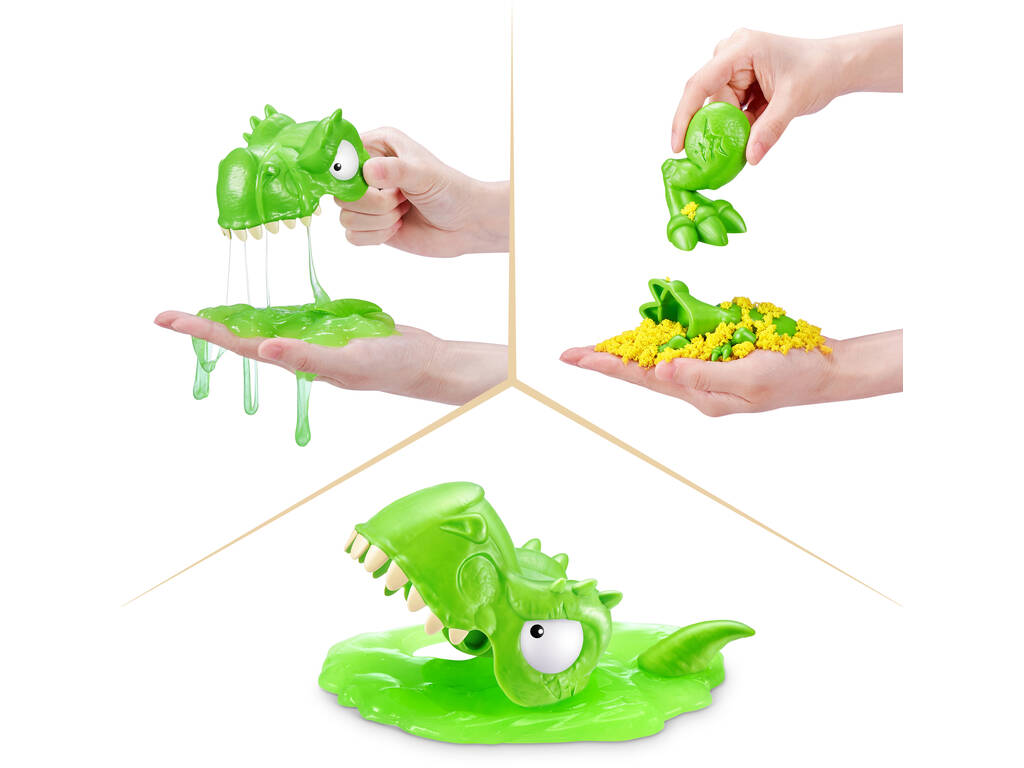 Zuru Smashers Sino Island T-Rex Battles con figura a sorpresa