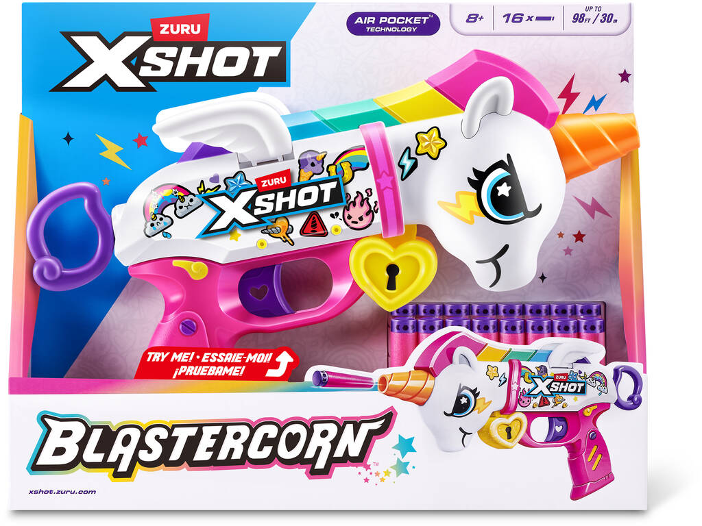 Zuru X-Shot Blastercorn Lanciatore con 16 dardi