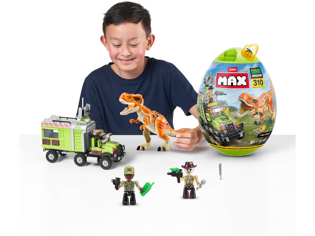 Dino Adventures Uovo a sorpresa con 310 pezzi