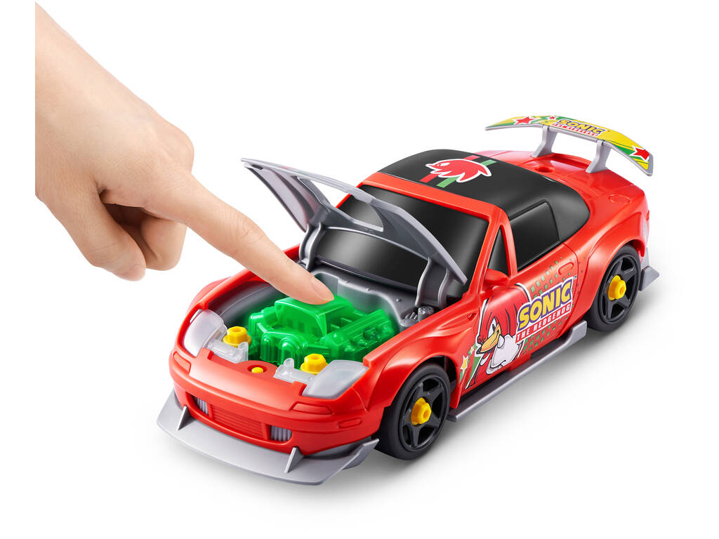 Zuru Metal Machines Casco Speed Hero Sonic con Auto Sorpresa
