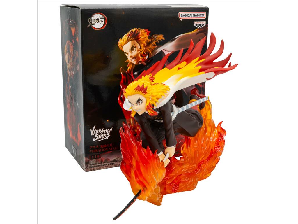 Demon Slayer Kimetsu No Yaiba Vibration Stars Plus Figura Kyojuro Rengoku da 16 cm