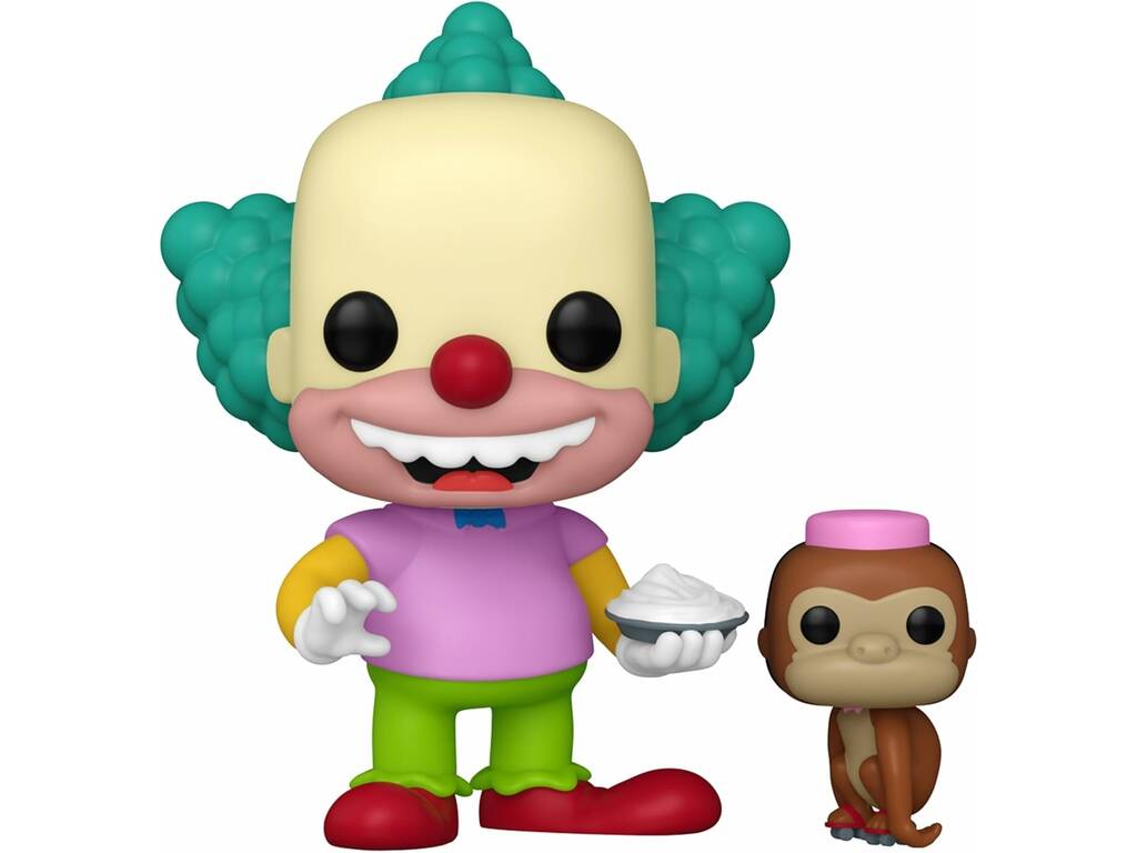Funko Pop Télévision Les Simpson Figurine Krusty avec M. Teeny