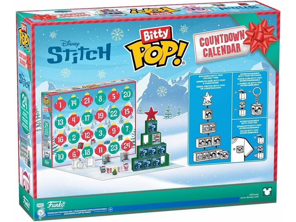 Funko Bitty Pop Calendario dell'Avvento Disney Stitch