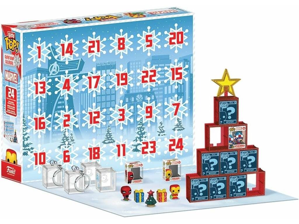 Funko Bitty Pop Calendario dell'Avvento Marvel