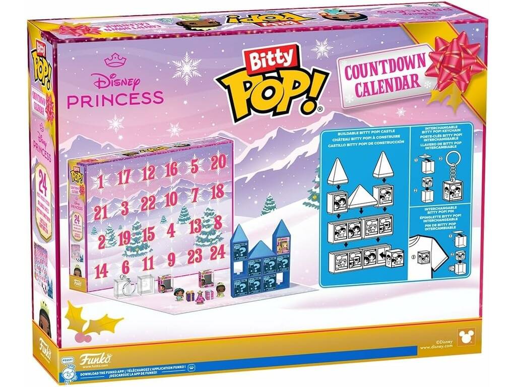 Funko Bitty Pop Calendario dell'Avvento Principesse Disney