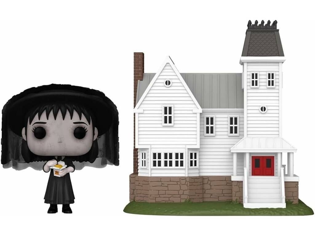 Funko Pop Town Beetlejuice Figura Lydia Deetz con Maitland House