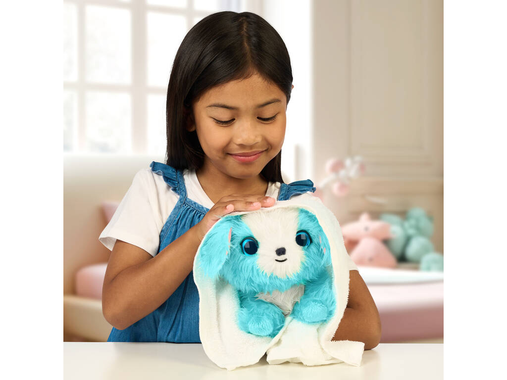 Scruff a Luvs Peluche Surprise Bleue