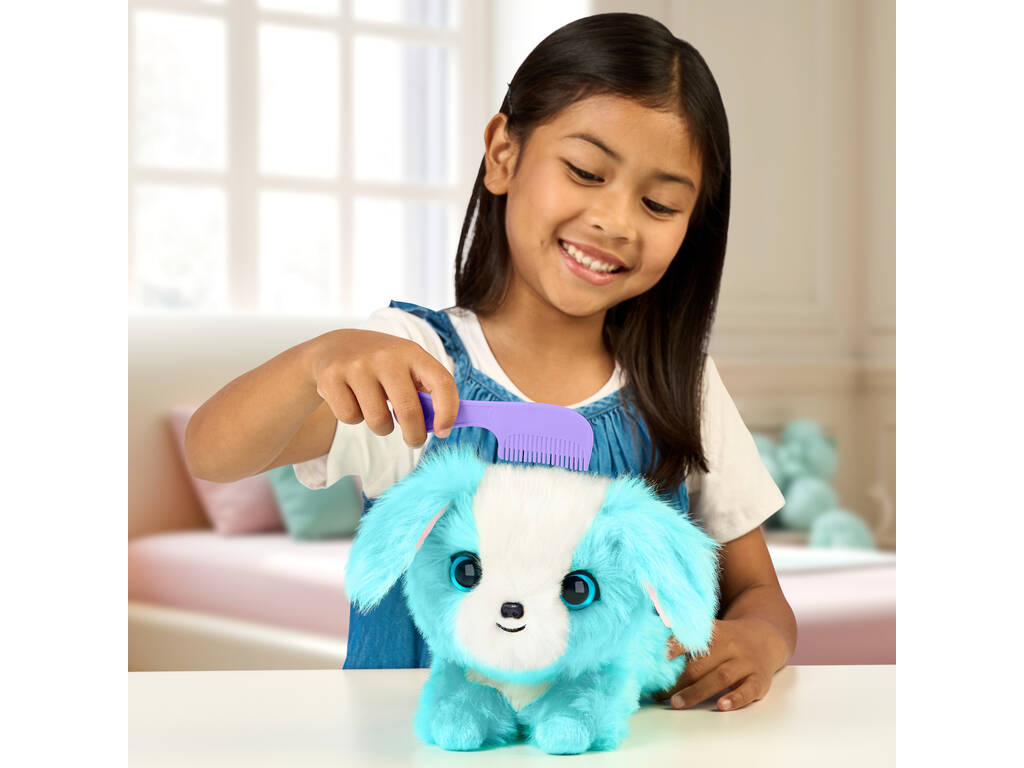 Scruff a Luvs Peluche Surprise Bleue
