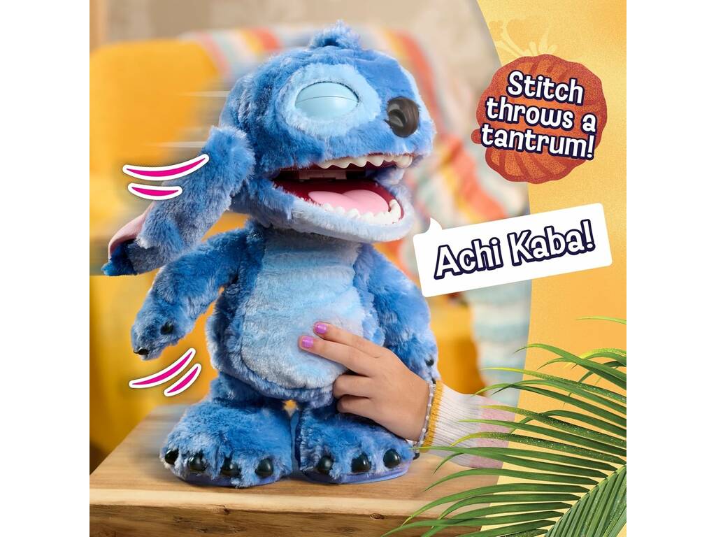 Disney Stitch Bambola interattiva Stitch con oltre 100 suoni e reazioni, 43 cm