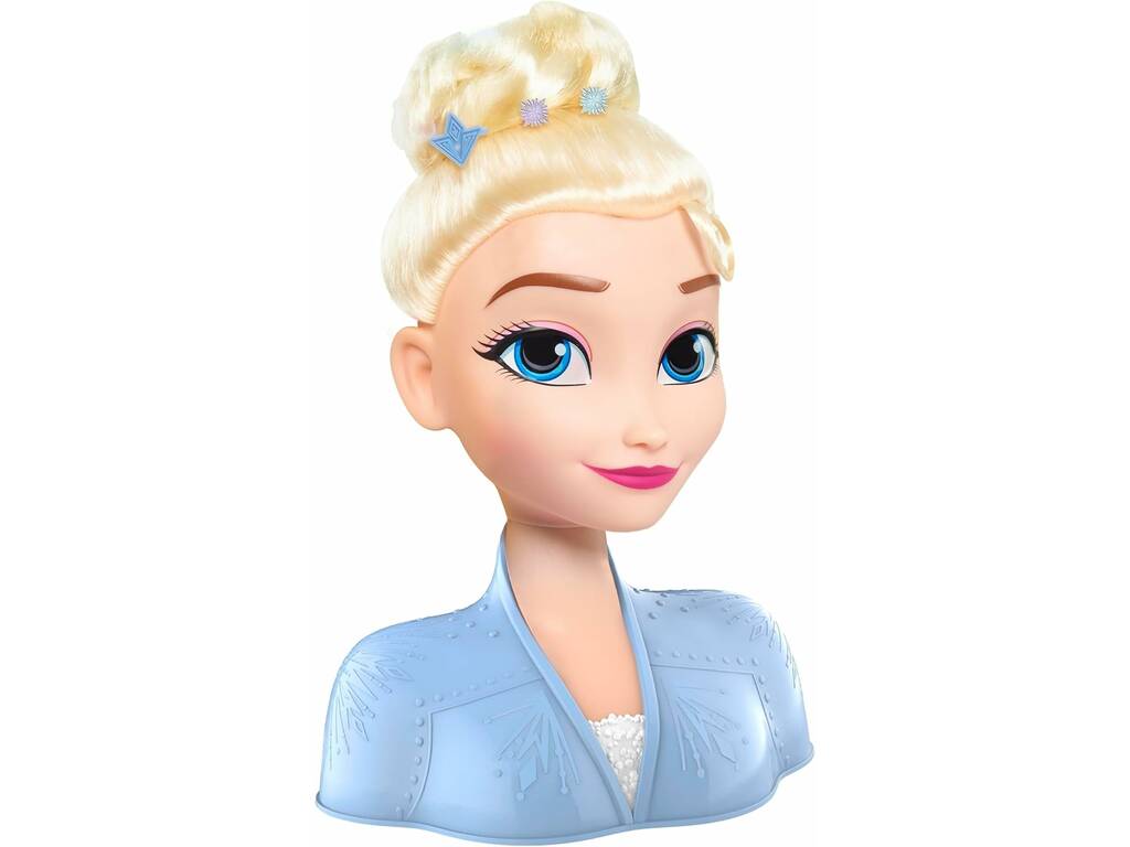 Disney Frozen Busto da pettinare di Elsa con accessori