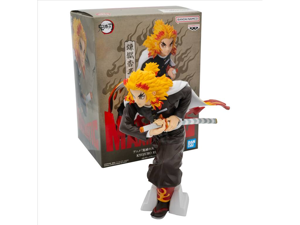 Demon Slayer Kimetsu No Yaiba Maximatic Figura Kyojuro Rengoku da 18 cm