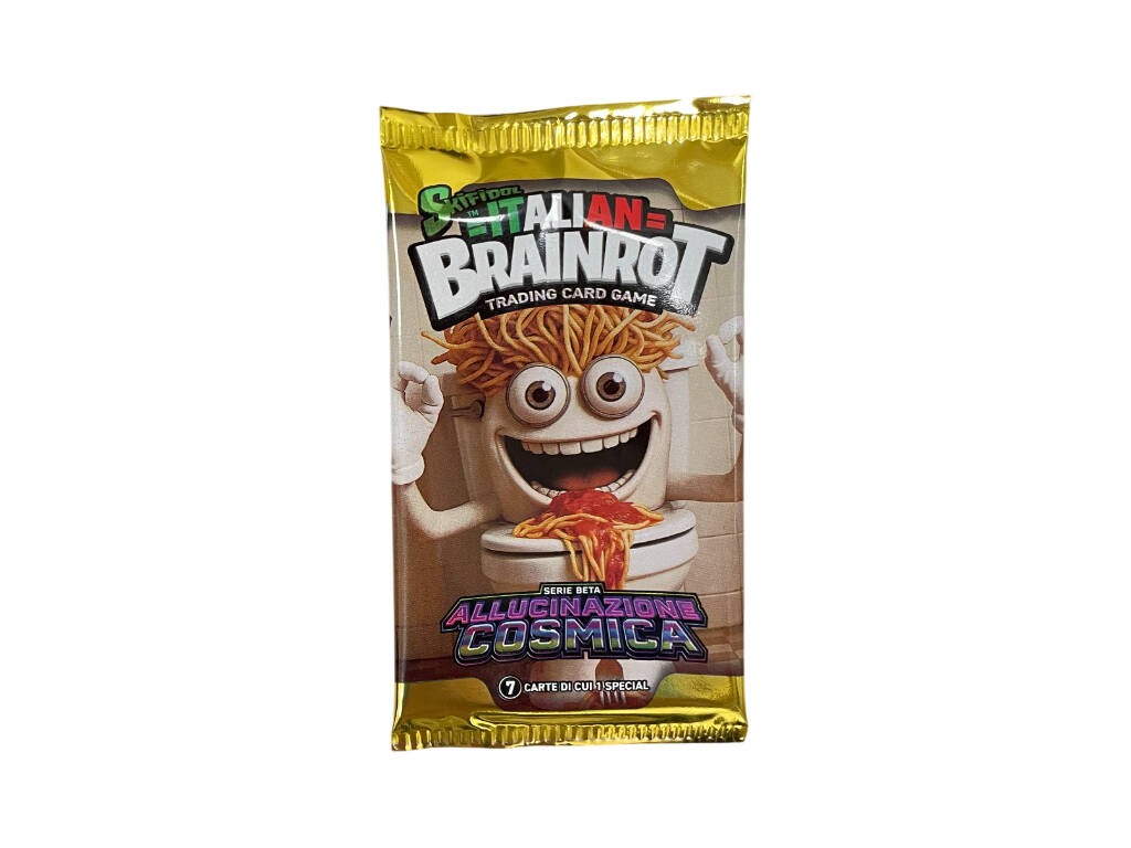 BrainRot Italian Allucinazione Cosmica Busta con 7 Figurine Sorpresa