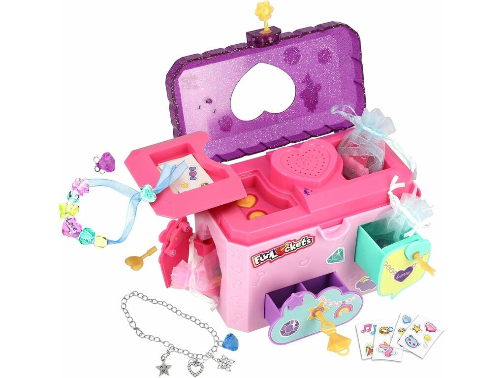 FunLockets Joalheiro Secreto com Gravador de Mensagens