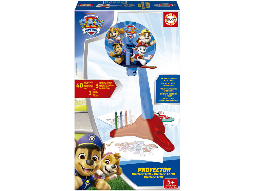 Patrulla Canina Proyector Dibuja y Colorea