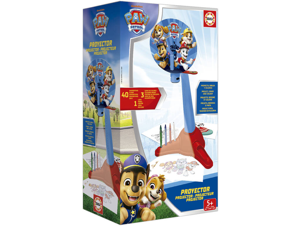 Patrulla Canina Proyector Dibuja y Colorea