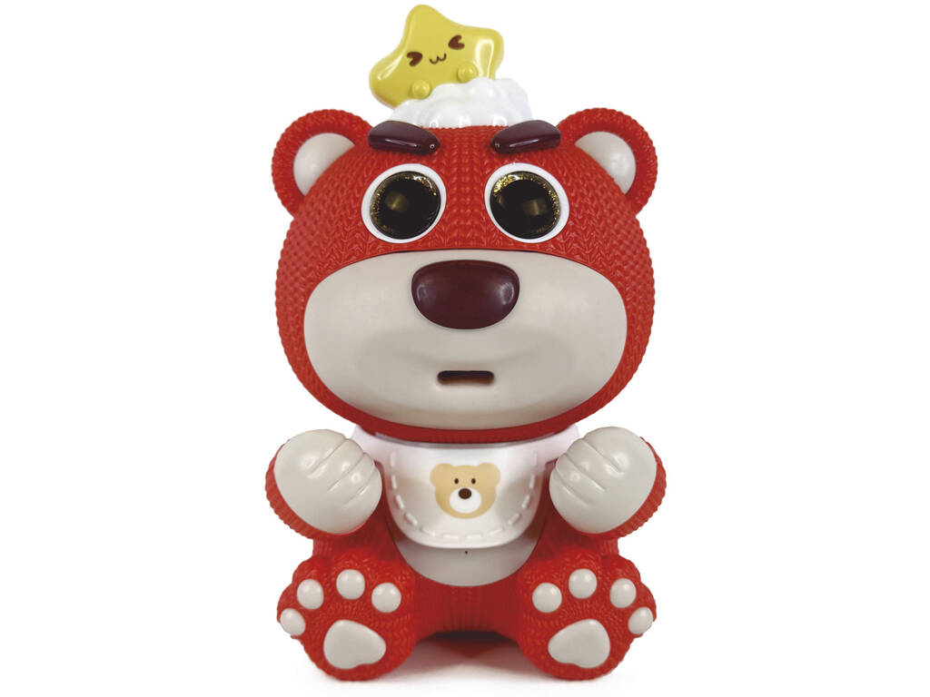 Friendimals Figura Interactiva Oso Comilón con Luz y Sonidos