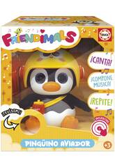Friendimals Interactive Aviator Penguin Figure with Lights and Sounds