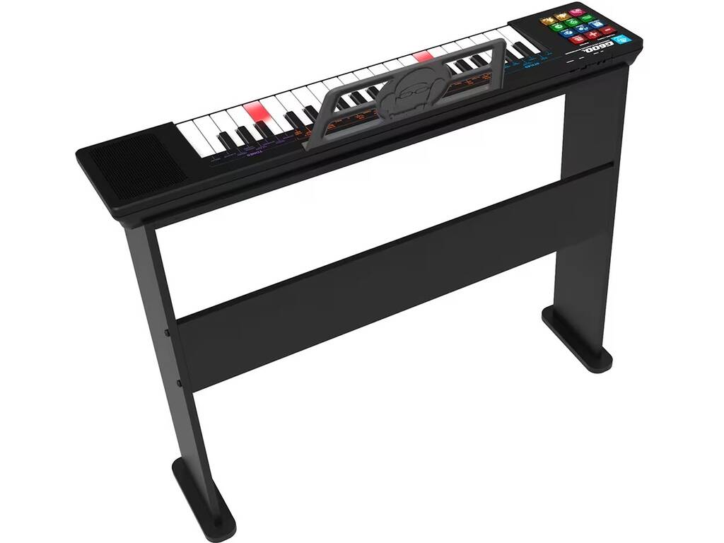 Pianoforte digitale Idance G-600L con 37 tasti luminosi e supporto in legno