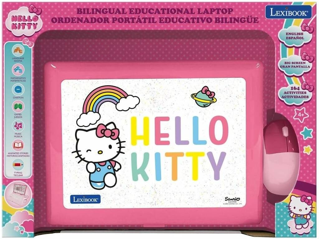 Hello Kitty Computador Bilíngue Educativo 164 Atividades