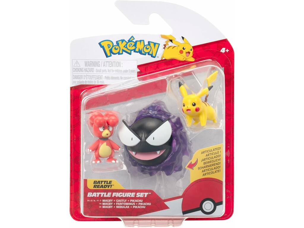 Pokémon Conjunto Figuras de Combate