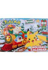Calendrier de l'Avent Pokémon avec 16 figurines et 8 accessoires