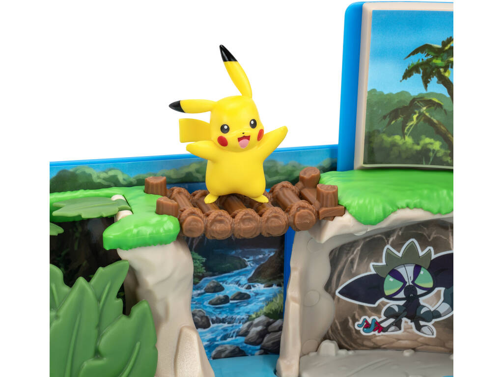 Pokémon Mochila Playset Mundo en Ruinas con Figura Pikachu