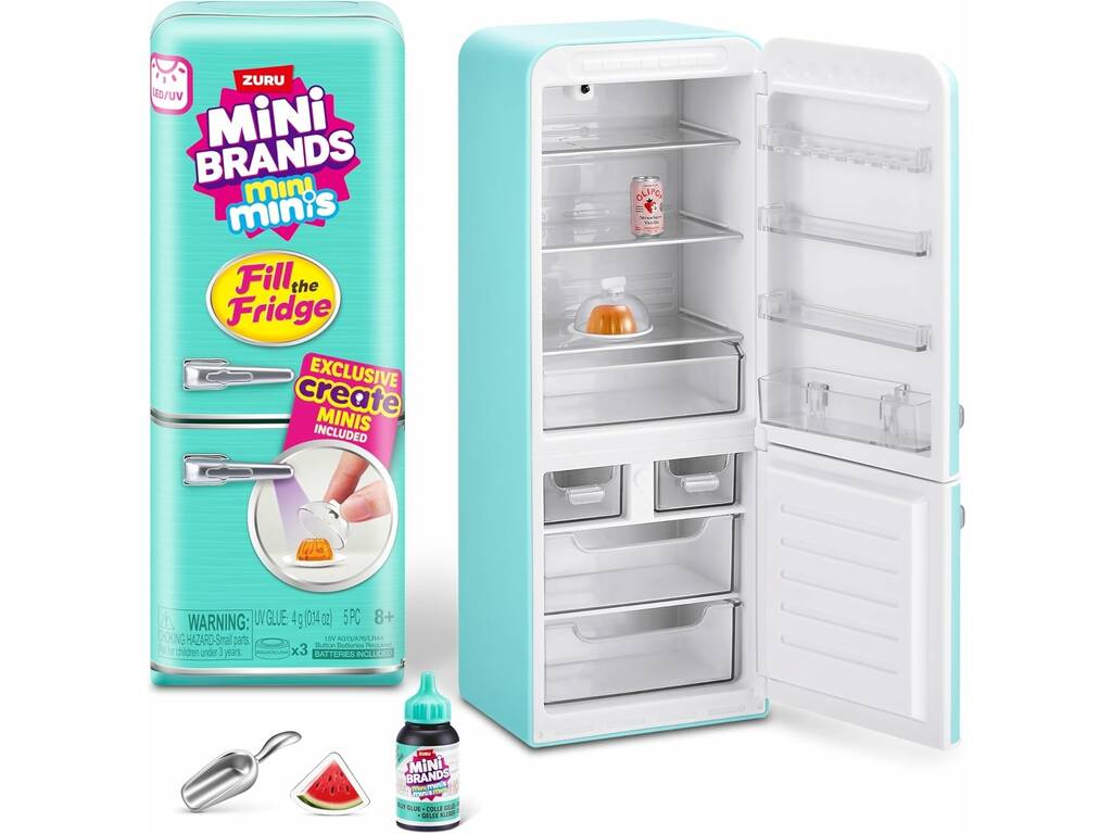 Zuru Mini Brands Pack Frigorifero con 2 Palline Sorpresa Mini Minis