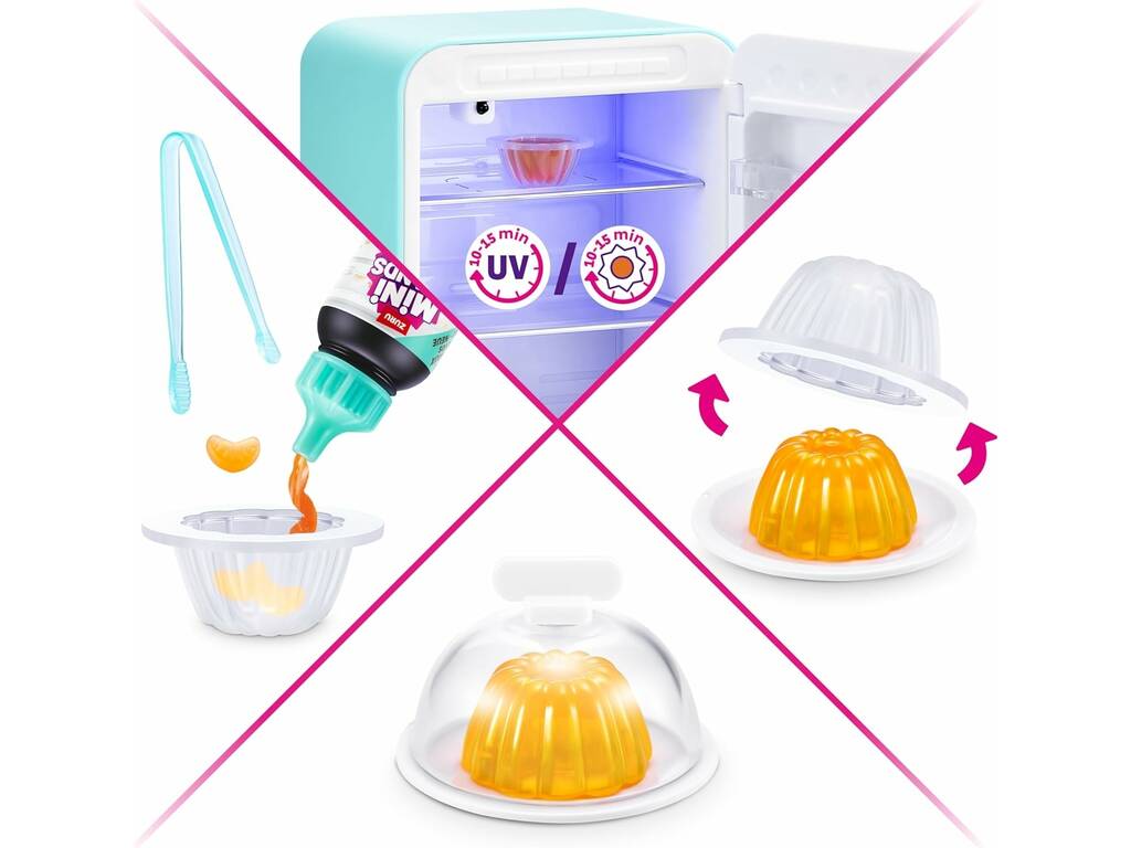 Zuru Mini Brands Pack Frigorifero con 2 Palline Sorpresa Mini Minis