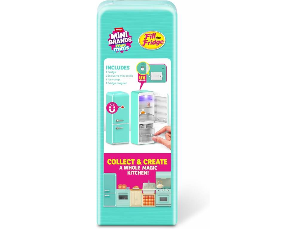 Zuru Mini Brands Pack Frigorifero con 2 Palline Sorpresa Mini Minis