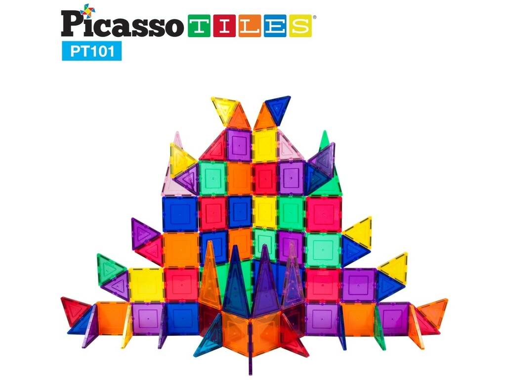 Picasso Tiles Magnetische Bausteine 101 Stück