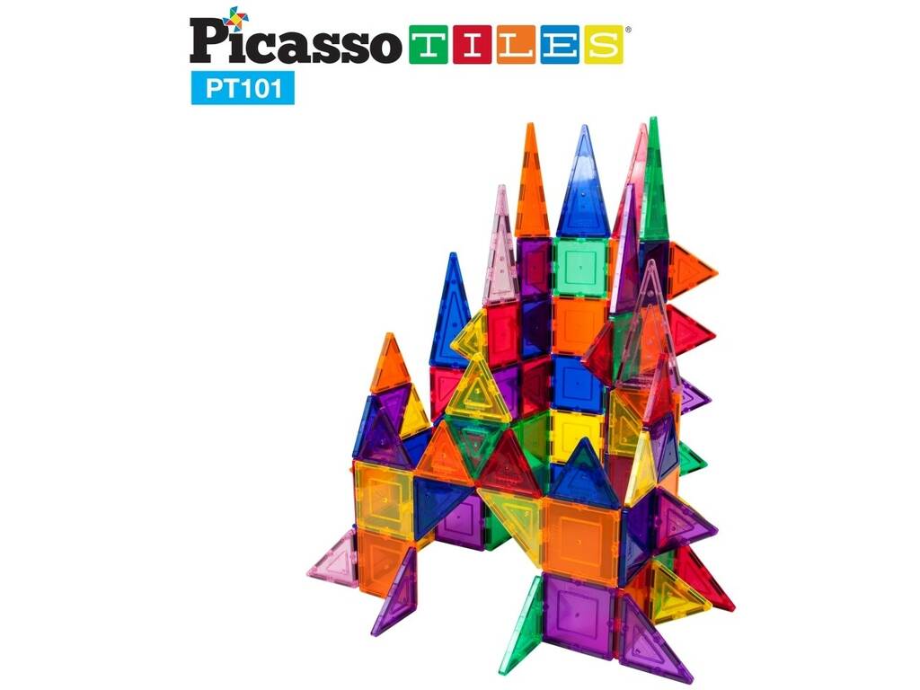 Picasso Tiles Magnetische Bausteine 101 Stück