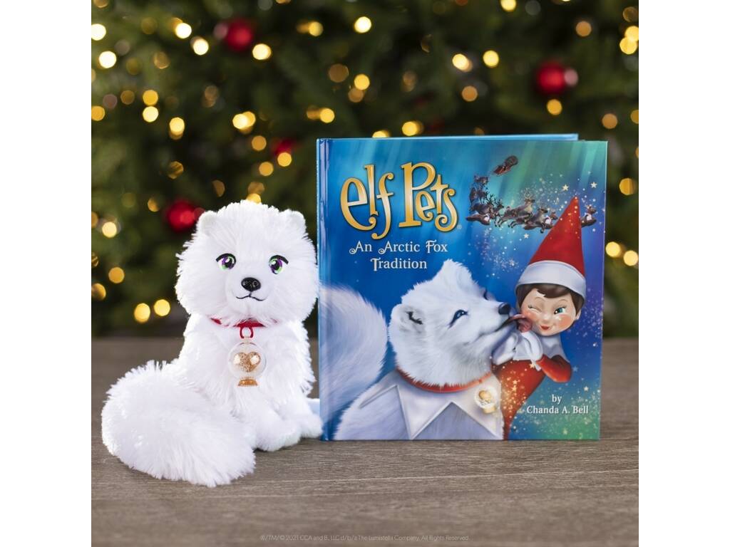 The Elf On The Self Racconto Una tradizione di Volpe artica con peluche