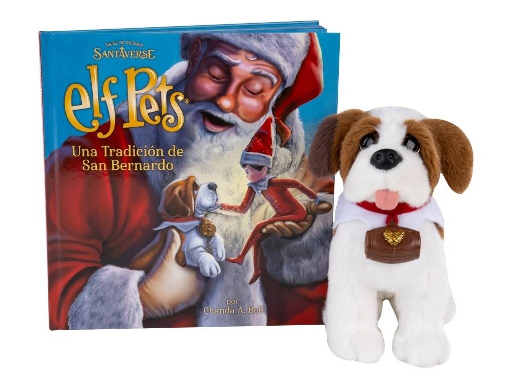 The Elf On The Self Racconto Una tradizione di San Bernardo con peluche